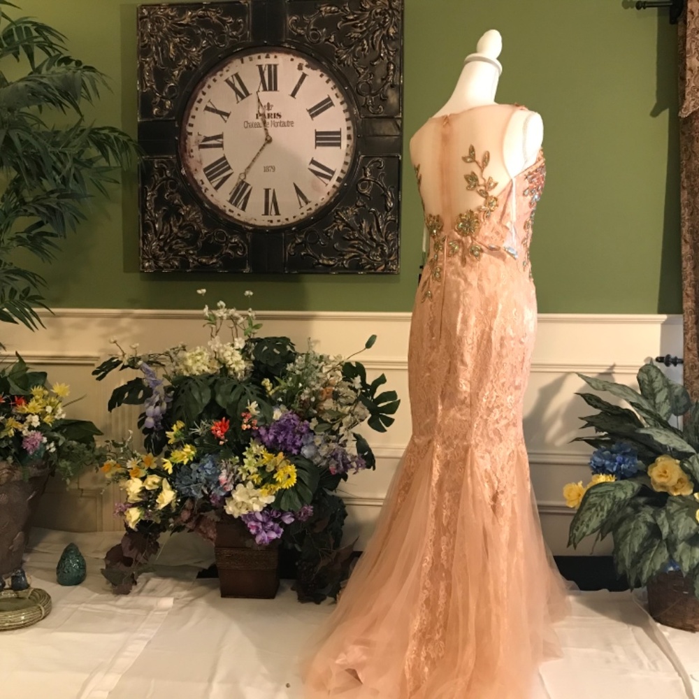 Formal evening gown mermaid Prom dress - Picture 4 of 9